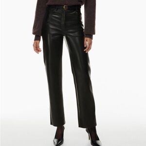 Aritzia Wilfred Melina Leather Pants